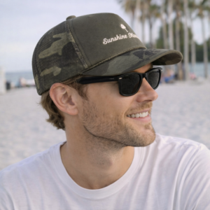 Camo Foam Trucker Hat - Olive